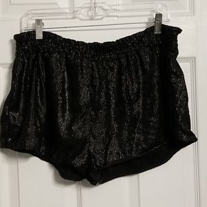 Urban Outfitters Black Sequins Shorts